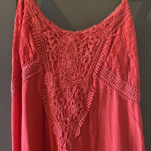 Hot pink high low dress - Picture 2 of 6